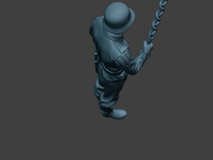 German musician soldier ww2 Stand Tambourstock G8 3D Print Model