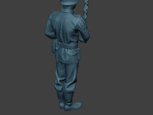 German musician soldier ww2 Stand Tambourstock G8 3D Print Model