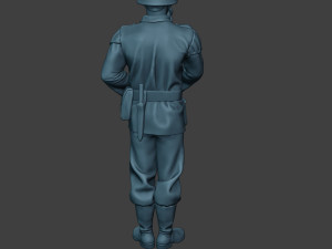 German musician soldier ww2 Stand Tambourstock G8 3D Print Model