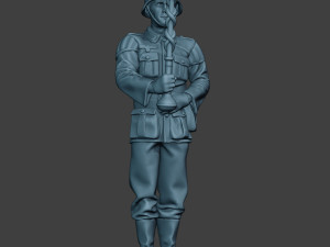 German musician soldier ww2 Stand Tambourstock G8 3D Print Model