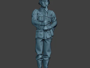 German musician soldier ww2 Stand Tambourstock G8 3D Print Model