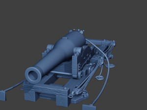 American civil war Dahlgren Cannon ACWDC 3D Принт Модель