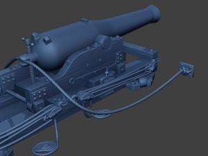 American civil war Dahlgren Cannon ACWDC 3D Принт Модель