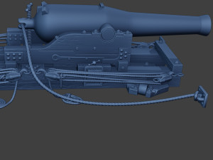 American civil war Dahlgren Cannon ACWDC 3D Принт Модель
