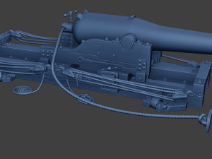 American civil war Dahlgren Cannon ACWDC 3D Принт Модель