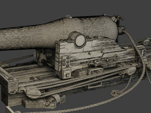American civil war Dahlgren Cannon ACWDC 3D Принт Модель