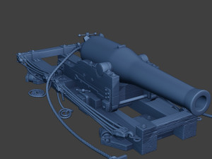 American civil war Dahlgren Cannon ACWDC 3D Принт Модель