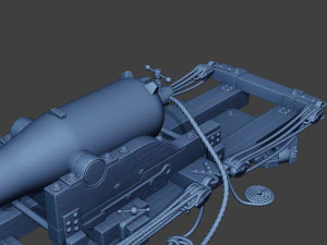 Guerra civil americana Dahlgren Cannon ACWDC Modelo de Impressão 3D