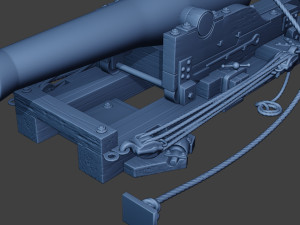 American civil war Dahlgren Cannon ACWDC 3D Принт Модель