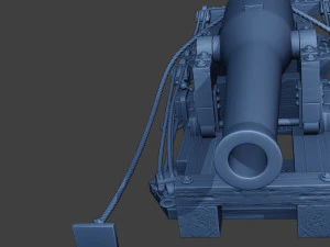 Guerra civil americana Dahlgren Cannon ACWDC Modelo de Impressão 3D