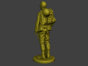 Japanese soldier ww2 Attention J1 3D-Druckmodell