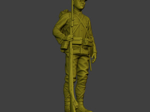 Japanese soldier ww2 Attention J1 3D-Druckmodell