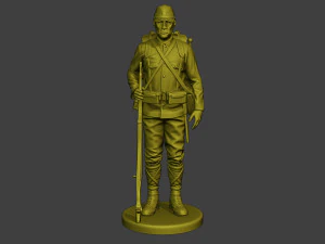 Japanese soldier ww2 Attention2 J1 3D Print Model