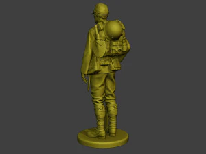 Japanese soldier ww2 Attention2 J1 3D Print Model
