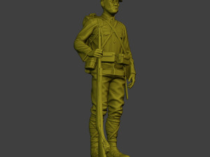 Japanese soldier ww2 Attention2 J1 Model Cetak 3D