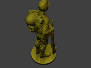 Japanese soldier ww2 Attention2 J1 Model Cetak 3D