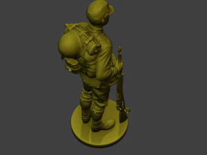 Japanese soldier ww2 Attention2 J1 3D Print Model