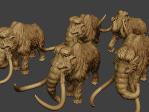 Mammoth Pack1 Modello di stampa 3D