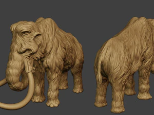 Mammoth Pack1 3D Print Model