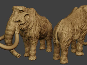Mammoth Pack1 3D Print Model