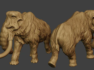 Mammoth Pack1 3D Print Model