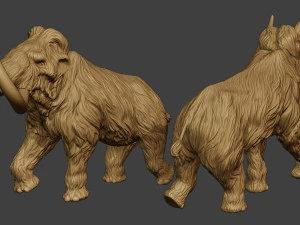 Mammoth Pack1 3D Print Model