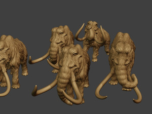 Mammoth Pack1 Modello di stampa 3D