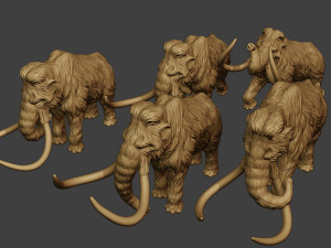 Mammoth Pack1 Modello di stampa 3D