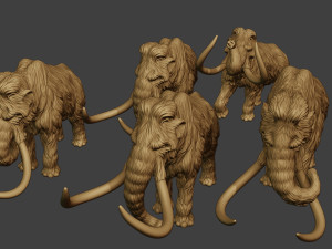 Mammoth Pack1 Modello di stampa 3D