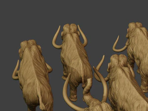 Mammoth Pack1 3D Print Model