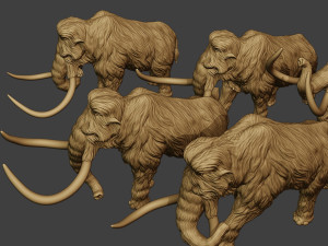 Mammoth Pack1 Modello di stampa 3D