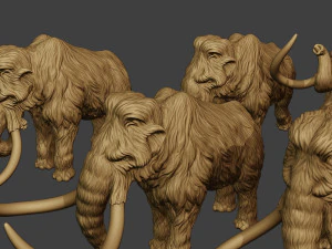 Mammoth Pack1 3D Print Model