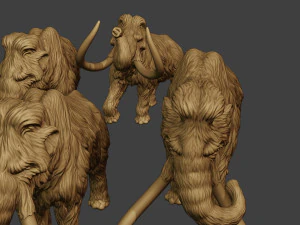 Mammoth Pack1 3D Print Model