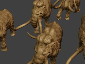 Mammoth Pack1 3D Print Model