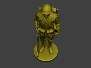 Japanese soldier ww2 Attention3 J1 3D Print Model