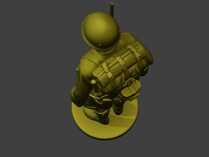 Japanese soldier ww2 Attention3 J1 3Dプリントモデル