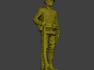 Japanese soldier ww2 Attention4 J1 3D प्रिंट मॉडल