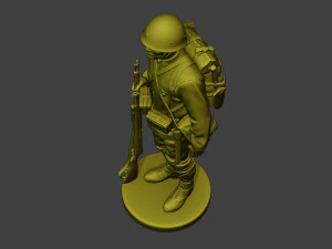 Japanese soldier ww2 Attention4 J1 3D Print Model