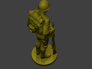 Japanese soldier ww2 Attention4 J1 3D प्रिंट मॉडल