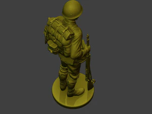 Japanese soldier ww2 Attention4 J1 3D Print Model