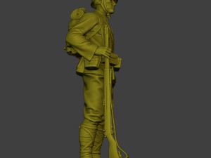 Japanese soldier ww2 Attention4 J1 3D प्रिंट मॉडल