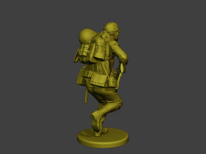 Japanese soldier ww2 Run J1 3D Print Model