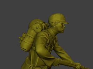 Japanese soldier ww2 Run J1 3D Print Model
