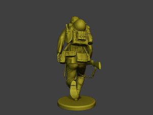 Japanese soldier ww2 Run2 J1 Modelo de Impressão 3D
