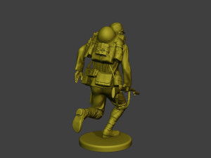 Japanese soldier ww2 Run2 J1 Modelo de Impressão 3D