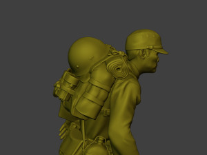 Japanese soldier ww2 Run2 J1 Modelo de Impressão 3D