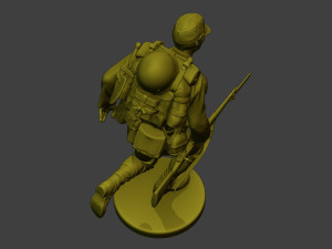Japanese soldier ww2 Run2 J1 Modelo de Impressão 3D