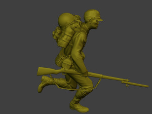 Japanese soldier ww2 Run2 J1 Modelo de Impressão 3D