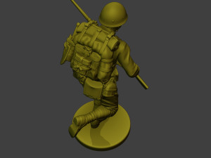 Japanese soldier ww2 Run3 J1 Model Cetak 3D
