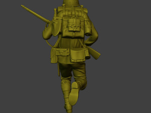 Japanese soldier ww2 Run3 J1 Model Cetak 3D